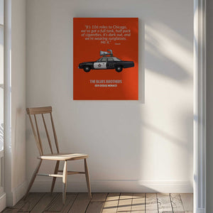 Tablou canvas „Blues Brothers Standard Wall Art” de WallChart Art Studio
