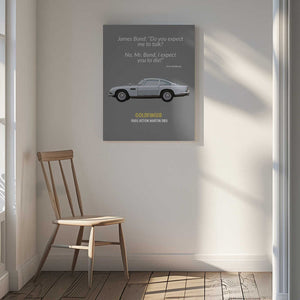 Tablou canvas „Goldfinger Standard Wall Art” de WallChart Art Studio