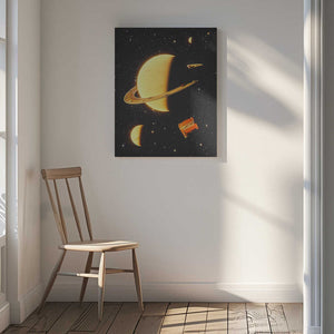 Tablou canvas „Rings of Saturn” de Taudalpoi