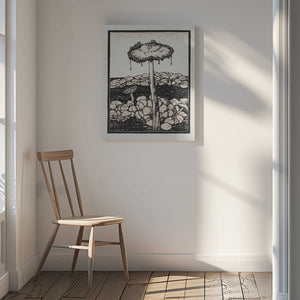 Tablou canvas „Dripping Mushroom 1916” de Julie De Graag