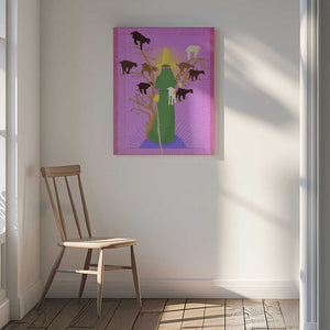 Tablou canvas „Holy Woman Herder” de Jota de jai