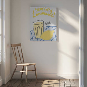 Tablou canvas „Refreshing Sip Deal” de Athene Fritsch