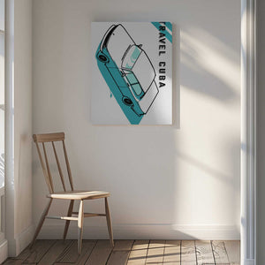 Tablou canvas „Travel Cuba Blue” de jay stanley