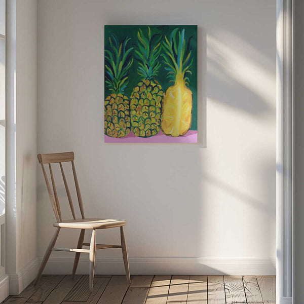 Tablou canvas „Pineapples” de Alice Straker