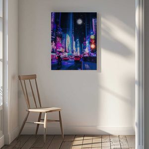 Tablou canvas „Moon City” de Ritvik takkar