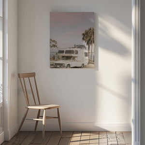 Tablou canvas „Vintage Camper Parked” de Shot by Clint