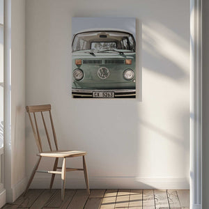 Tablou canvas „Classic Design In Soft Green Tones Cars” de Shot by Clint