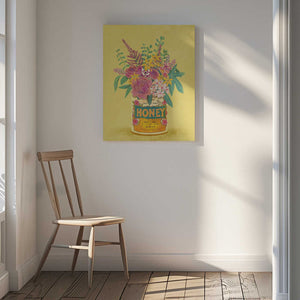 Tablou canvas „Flowers In a vintage Honey Can” de Raissa Oltmanns