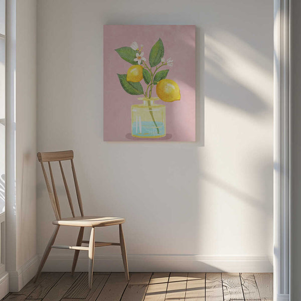 Tablou canvas „Lemon Bunch In Vase” de Raissa Oltmanns