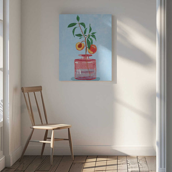 Tablou canvas „Peach Tree in Vase” de Raissa Oltmanns