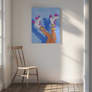 Tablou canvas „Skate like a Girl” de Raissa Oltmanns