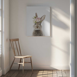 Tablou canvas „Floral Bunny” de Lola Peacock