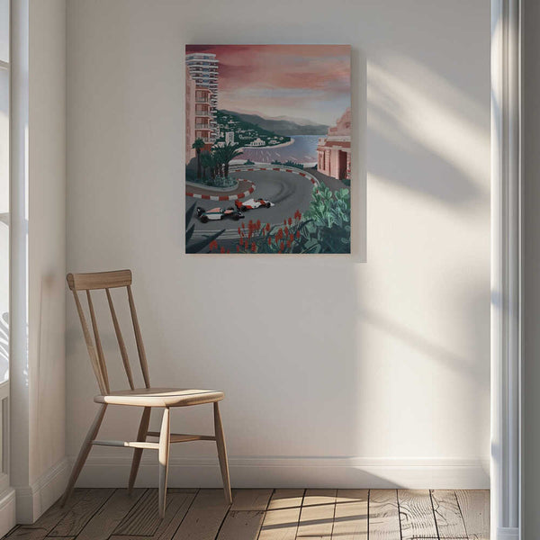 Tablou canvas „Monaco Circuit” de Goed Blauw