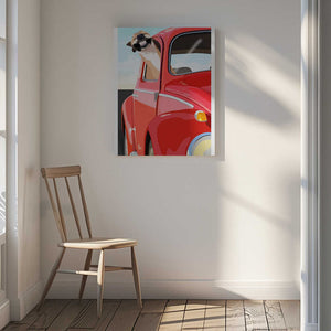 Tablou canvas „Zoom Dog” de ByKammille