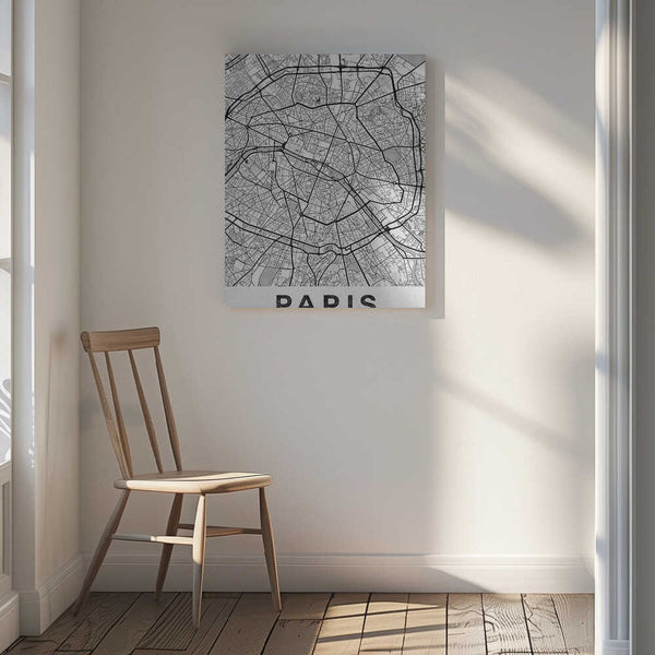 Tablou canvas „Paris White” de StudioSix