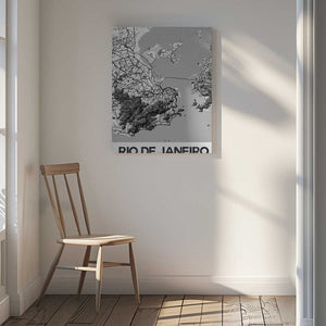 Tablou canvas „Rio De Janeiro White” de StudioSix