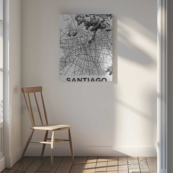 Tablou canvas „Santiago White” de StudioSix