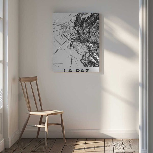 Tablou canvas „La Paz White” de StudioSix