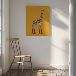Tablou canvas „Jolene the Cowgirl Giraffe” de Anyone Can Yeehaw