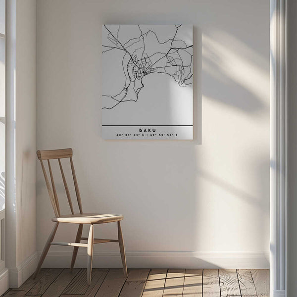 Tablou canvas „Black Maps 06” de Emiliano Deificus