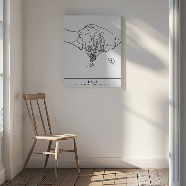 Tablou canvas „Black Maps 07” de Emiliano Deificus