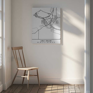 Tablou canvas „Black Maps 01” de Emiliano Deificus