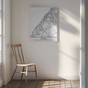 Tablou canvas „Black Maps 27” de Emiliano Deificus