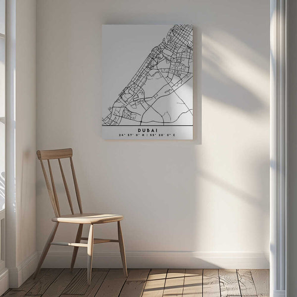 Tablou canvas „Black Maps 27” de Emiliano Deificus