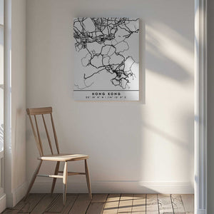 Tablou canvas „Black Maps 32” de Emiliano Deificus
