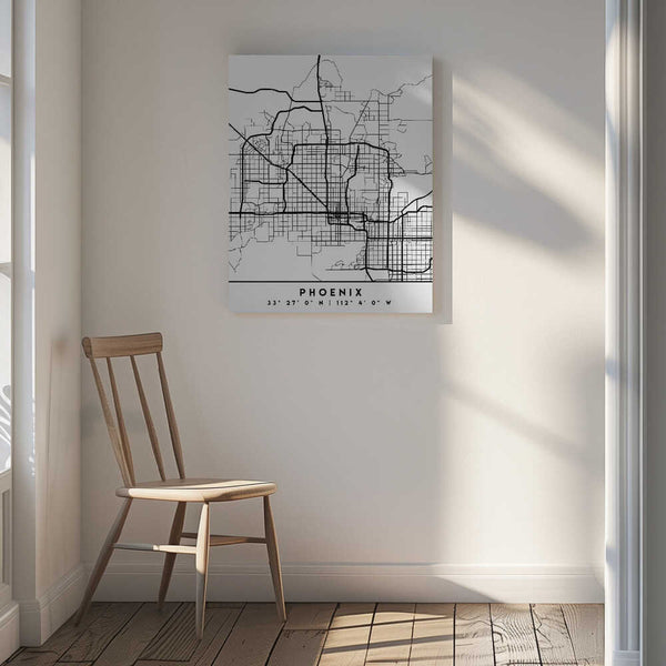 Tablou canvas „Black Maps 66” de Emiliano Deificus