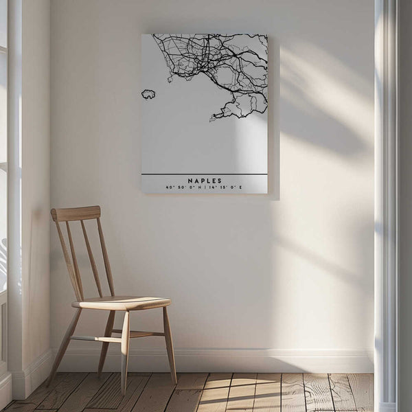 Tablou canvas „Black Maps 58” de Emiliano Deificus