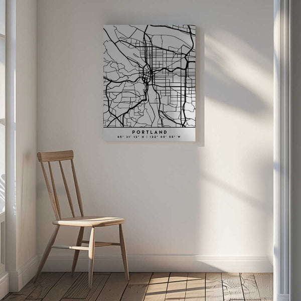 Tablou canvas „Black Maps 68” de Emiliano Deificus