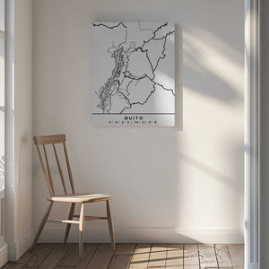 Tablou canvas „Black Maps 70” de Emiliano Deificus