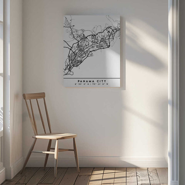 Tablou canvas „Black Maps 63” de Emiliano Deificus