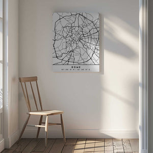 Tablou canvas „Black Maps 72” de Emiliano Deificus