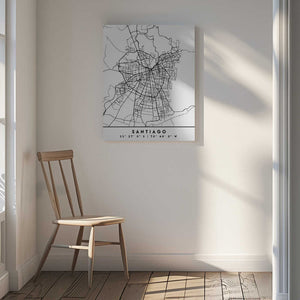 Tablou canvas „Black Maps 76” de Emiliano Deificus