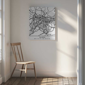 Tablou canvas „Black Maps 85” de Emiliano Deificus