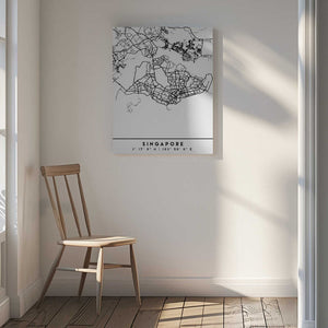 Tablou canvas „Black Maps 81” de Emiliano Deificus