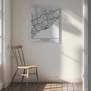 Tablou canvas „Black Maps 89” de Emiliano Deificus