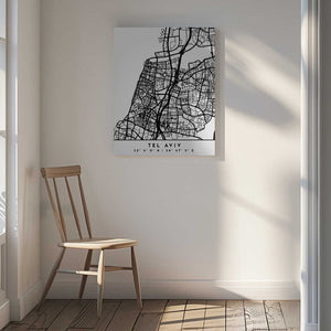 Tablou canvas „Black Maps 87” de Emiliano Deificus