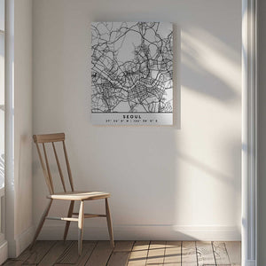 Tablou canvas „Black Maps 79” de Emiliano Deificus