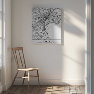 Tablou canvas „Black Maps 88” de Emiliano Deificus