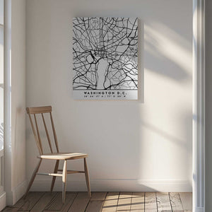 Tablou canvas „Black Maps 93” de Emiliano Deificus