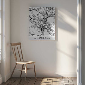 Tablou canvas „Black Maps 95” de Emiliano Deificus