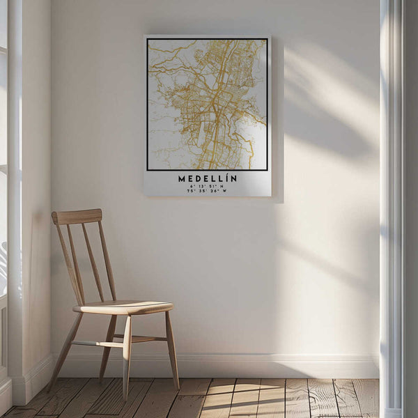 Tablou canvas „1 Maps 2 50” de Emiliano Deificus