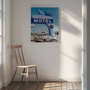 Tablou canvas „Blue Swallow Motel” de Bethany Young
