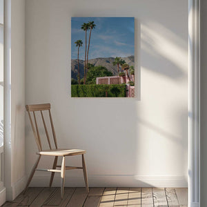 Tablou canvas „Palm Springs Pink House” de Bethany Young