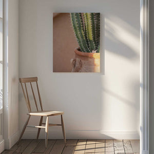 Tablou canvas „Green On Orange | Marrakech Travel Photography” de Raisa Zwart