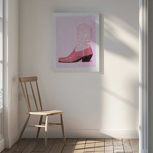 Tablou canvas „P&amp;c Cowgirlboot” de Jenny Liz Rome