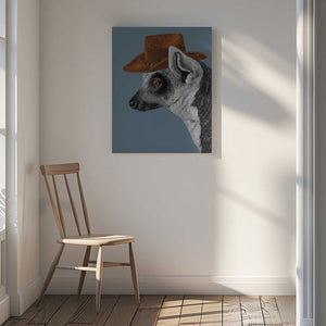 Tablou canvas „Felix The Cowboy Lemur” de Anyone Can Yeehaw